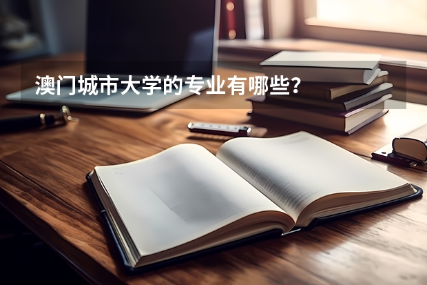 澳门城市大学的专业有哪些？