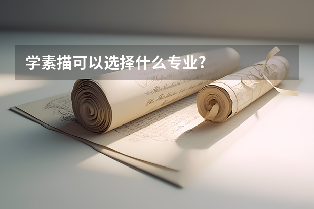 学素描可以选择什么专业?