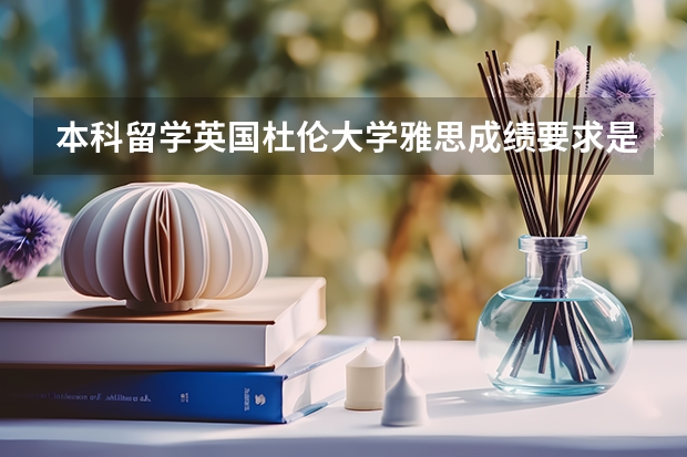 本科留学英国杜伦大学雅思成绩要求是什么