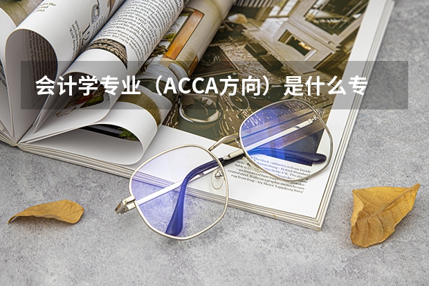 会计学专业（ACCA方向）是什么专业？