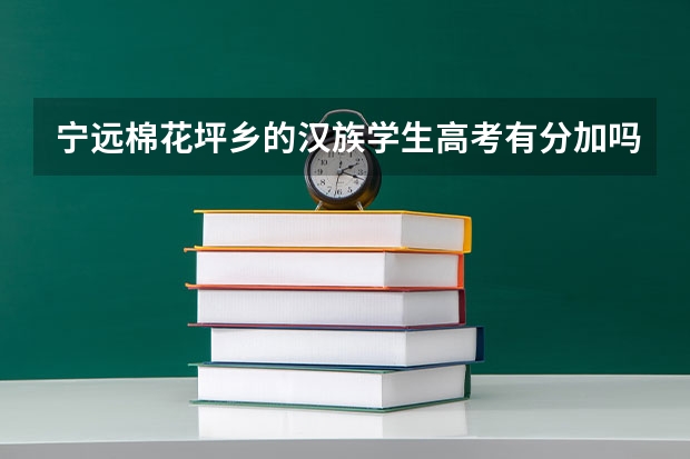 宁远棉花坪乡的汉族学生高考有分加吗