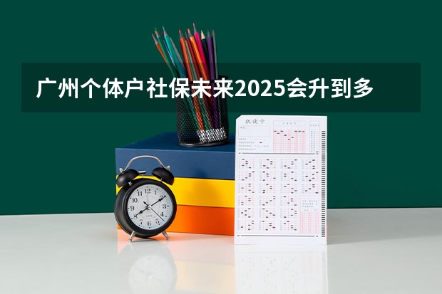 广州个体户社保未来2025会升到多少一个月